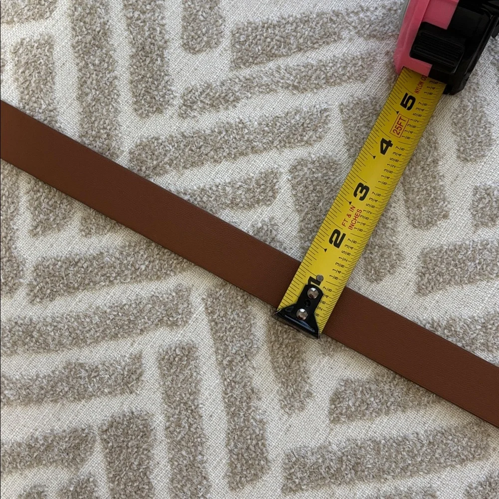 Classic Brown Leather Belt